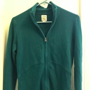 Teal cardigan